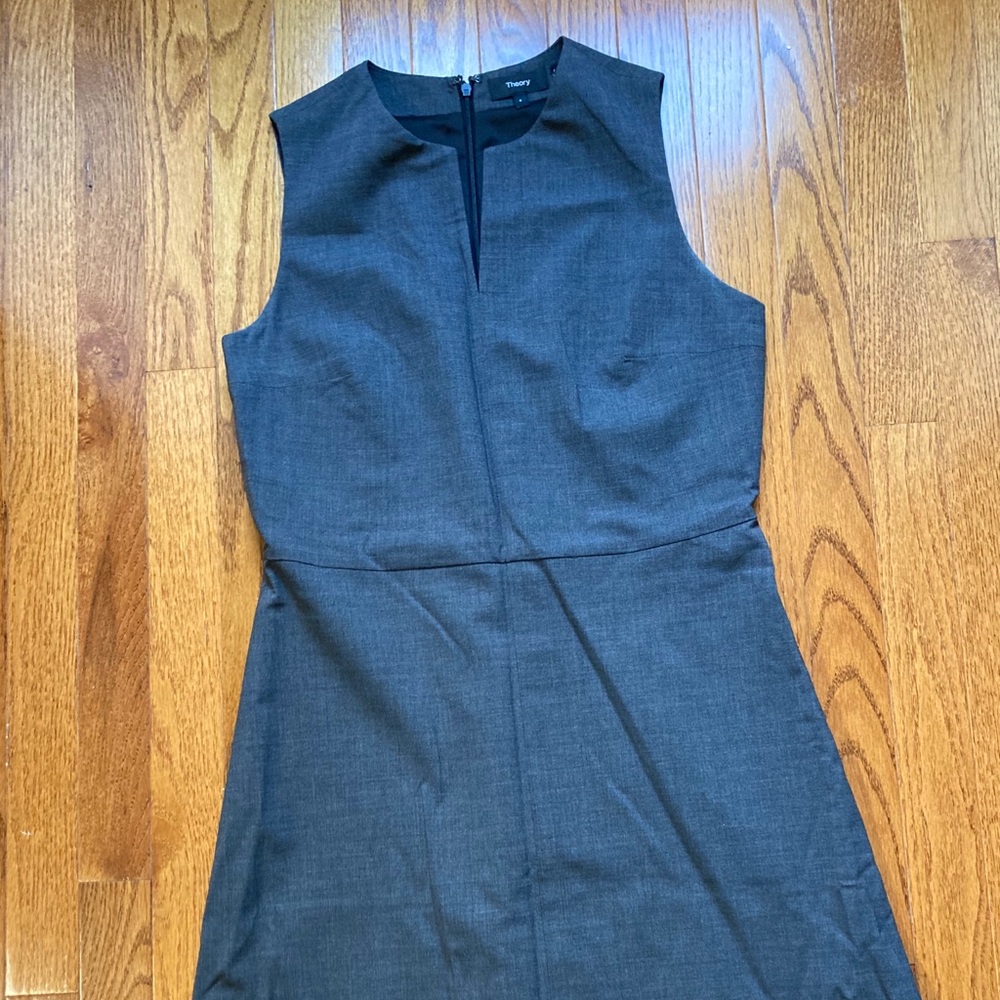 Theory Gray Sheath Dress